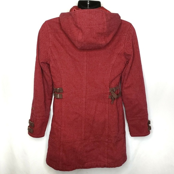 Columbia XCO Wool Blend Red and Black Jacket Small - Picture 7 of 9